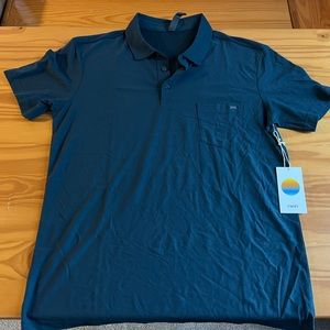 Vuori Ace Performance Polo (L)- Indigo
